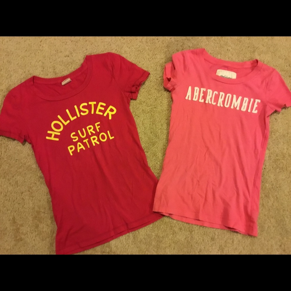 Abercrombie and hollister t-shirts